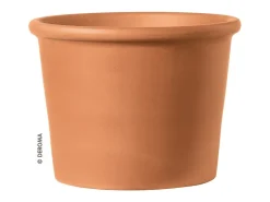 Deroma Drainage^Pflanztopf Zylinder Bordato 38 cm Rot Cotto