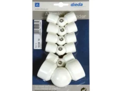 Dieda Handläufe^Eckverbindungsset Aluminium Weiß