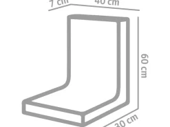 Diephaus Steine^L-Stein unbewehrt 60 x 40 x 30 x 7 cm L-Stein Grau