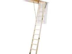 Dolle Innentreppen^Bodentreppe Easyloft Set 120x70 cm wärmegedämmt U-Wert 0,99 Höhe bis 274