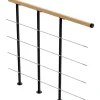 Dolle Handläufe|Innentreppen^Brüstungsgeländer Boston Ergänzungsset 100 cm Anthrazit Handl. Buche FSC®