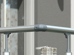 Handläufe*Dolle Eckverbindungs-Set Geländer Aluminium