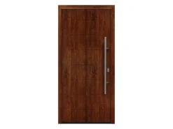 EcoStar Haustüren^Haustür Isopro IP 015 110 cm x 210 cm DIN R Dark Oak