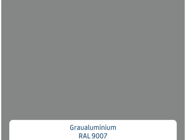 EcoStar Haustüren^Haustür Isopro IP 010 110 cm x 210 cm DIN L Graualuminium