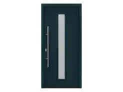EcoStar Haustüren^Haustür Isopro IP 020S 110 cm x 210 cm DIN L Anthrazitgrau