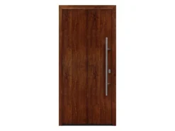 EcoStar Haustüren^Haustür Isopro IP 010 110 cm x 210 cm DIN R Dark Oak