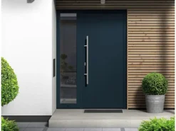 EcoStar Haustüren^Haustür Isopro IP 010 110 cm x 210 cm DIN L Anthrazitgrau