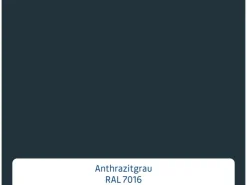 EcoStar Haustüren^Haustür Isopro IP 010 110 cm x 210 cm DIN L Anthrazitgrau