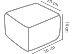 EHL Steine^Mauerstein Verona Antik 20 cm x 20 cm x 14 cm Muschelkalk