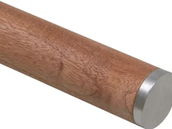 Dieda Handläufe^Endkappe Edelstahl flach für Holzhandlauf Ø 40 mm