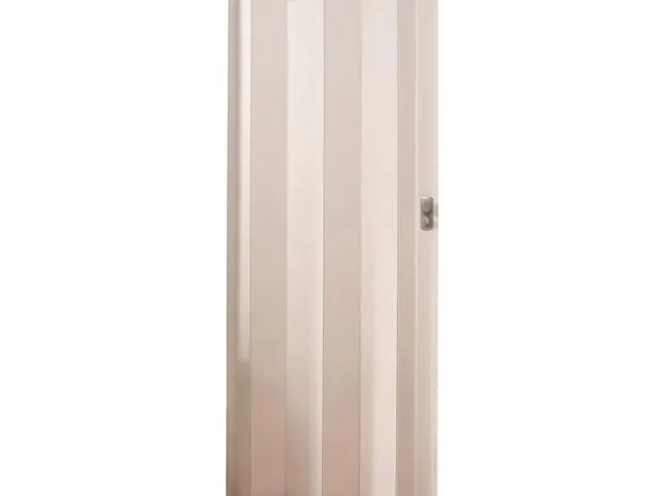 Falttüren*Grosfillex Falttür Spacy Dekor Weiß gekalkt 84 cm x 205 cm Weiß-Gekalkt