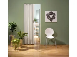 Falttüren*Grosfillex Falttür Spacy Dekor Weiß gekalkt 84 cm x 205 cm Weiß-Gekalkt