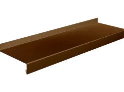 Fensterbänke^Fensterbank Aluminium 15 cm x 250 cm Braun