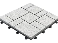 Natursteinfliesen*Florco Naturstein-Klickfliese Stone Granit, Roma 30x30x2,8 cm, 4 Stk/VPE