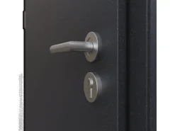 Haustüren^FM Türen AS68 Modell 01 1000 x 2000 Anthrazit Rechts Innen Beschläge Set 13 Glas 20