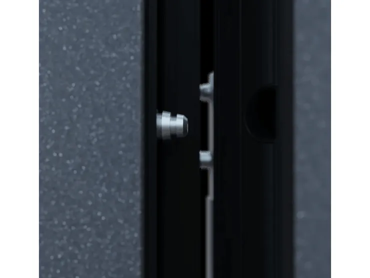 Haustüren^FM Türen AS68 Modell 01 1000 x 2000 Anthrazit Rechts Innen Beschläge Set 13 Glas 20