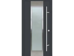 Haustüren^FM Türen AS68 Modell 08 1000 x 2000 Anthrazit Rechts Innen Beschläge Set 01