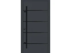 Haustüren^FM Türen AS68 Modell 22 1000 x 2100 Anthrazit Links Innen Beschläge Set 01