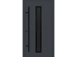 Haustüren^FM Türen AS68 Modell 21 1000 x 2100 Anthrazit Links Innen Beschläge Set 01