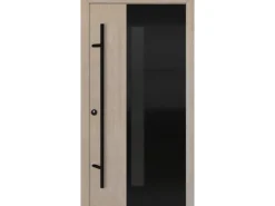 Wohnungseingangstüren* FM Türen AS68 Modell 66 1000 x 2100 Turner-Eiche Links Innen Beschläge Set 01