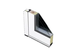 Haustüren^FM Türen AS68 Modell 01 1000 x 2100 Weiß Links Innen Beschläge Set 13 Glas 20
