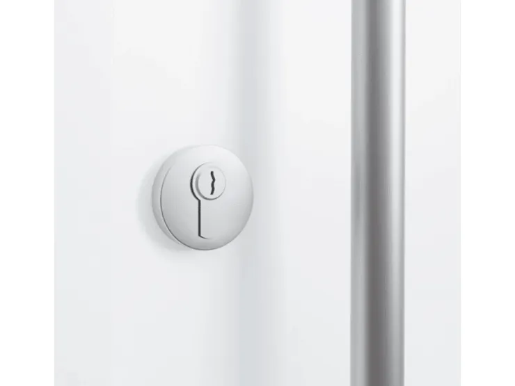 Haustüren^FM Türen AS68 Modell 21 1000 x 2100 Weiß Rechts Innen Beschläge Set 13 Glas 09