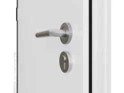 Haustüren^FM Türen AS68 Modell 21 1000 x 2100 Weiß Rechts Innen Beschläge Set 13 Glas 09