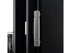 Nebeneingangstüren^FM Türen NBT56 Modell 01 1000 x 2100 Anthrazit Rechts