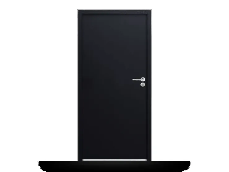 Nebeneingangstüren^FM Türen NBT56 Modell 07 1000 x 2100 Anthrazit Rechts