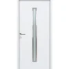 Nebeneingangstüren^FM Türen NBT56 Modell 01 1100 x 2100 Weiß Links