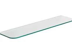 Möbelbauplatten^Glasboden Bransley Gerundete Ecken 0,6 cm x 60 cm x 15 cm Klar