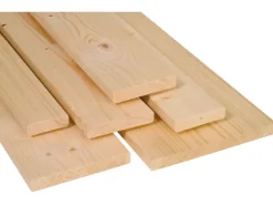 Hobelware^Glattkantbrett Fichte/Tanne gehobelt gefast 140 mm x 18 mm x 3000 mm