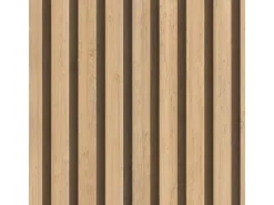 Grosfillex Akustikpaneele|Musterfliesen^Wandverkleidung Element 3D Optik Linio 260 cm x 37,5 cm Bamboo