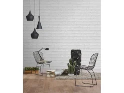 Grosfillex Dekor-Paneele^Wandverkleidung Element 3D Optik Ziegel Weiß 260 cm x 37,5 cm
