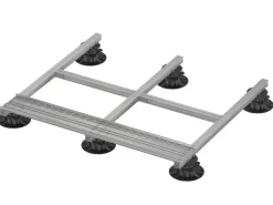 GS Terrasen Montagesysteme Entwässerungsrinnen^GS Terrassen Unterrinne für Rinne Proside 200 mm x 20 mm 2.000 mm Alu Blank