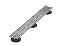 GS Terrasen Montagesysteme Entwässerungsrinnen^GS Terrassen Unterrinne für Rinne Proside 200 mm x 20 mm 2.000 mm Alu Blank
