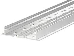 GS Terrasen Montagesysteme Entwässerungsrinnen^GS Terrassen Unterrinne für Rinne Proside 100 mm x 20 mm x 2.000 mm Alu Blank