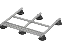 GS Terrasen Montagesysteme Entwässerungsrinnen^GS Terrassen Unterrinne für Rinne Proside 100 mm x 20 mm x 2.000 mm Alu Blank