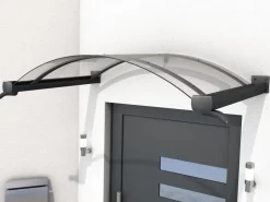Vordächer*Gutta Bogenvordach BV/B 160 160 cm x 90 cm x 25 cm Anthrazit