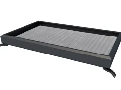Abläufe|Vordächer*Gutta Rechteckvordach NM Aluminium Anthrazit 200 cm x 90 cm