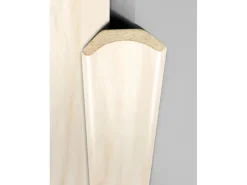 Akustikpaneele|Zubehör Für Paneele* Hohlkehlleiste foliert 22 mm x 22 mm Länge 2600 mm Birke Taiga