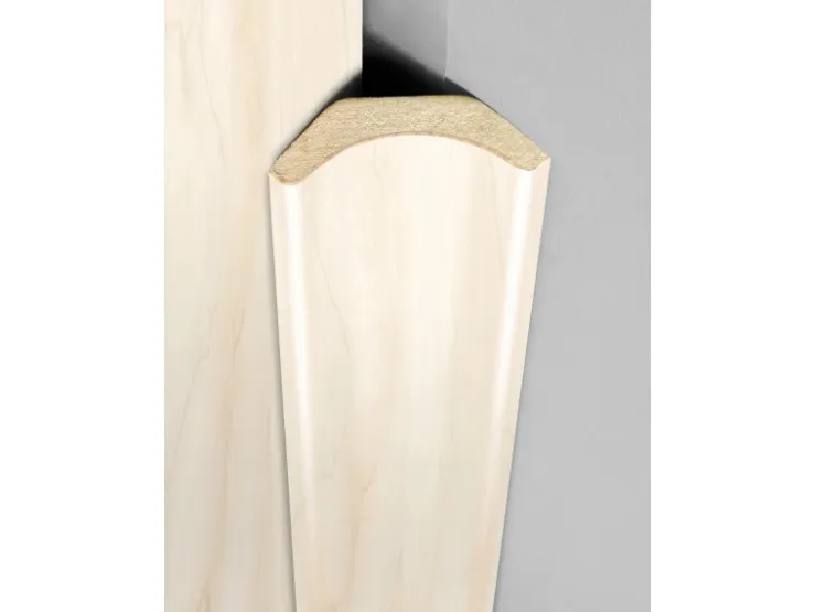 Akustikpaneele|Zubehör Für Paneele* Hohlkehlleiste foliert 22 mm x 22 mm Länge 2600 mm Birke Taiga