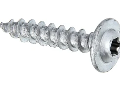 Brettschichtholz^Holzschraube Speed Ø 7 mm x 40 mm Zink-Aluminium-Lamellenbeschichtung 50 Stück