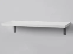 Möbelbauplatten^Holz-Wandregal Oldham 60 cm x 20 cm Weiß
