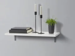 Möbelbauplatten^Holz-Wandregal Oldham 60 cm x 20 cm Weiß