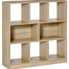 HOMCOM Möbelbauplatten^Bücherregal 3-Stöckige für Home-Office Wohnzimmer 97,5 x 30 x 100cm