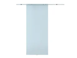 HOMCOM Zimmertüren^Glasschiebetür Schiebetür Zimmertür Mattglas 102,5 x 205cm