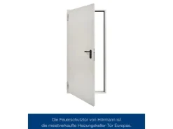 Hörmann Stahltüren^Brandschutzklappe T30 H8-5 Grauweiß 800 mm x 1.800 mm DIN L u. R