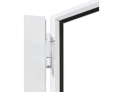 Hörmann Stahltüren^Mehrzweck-/Kellertür H8-5 LA (Glas) RAL 7016 Links/Rechts 100 x 200 cm