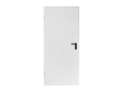 Hörmann Stahltüren^ZK Türelement inkl. Drückergarnitur 87,5 x 212,5 cm DIN L Verkehrsweiß